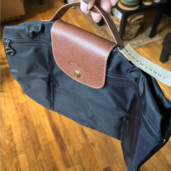 Longchamp Le Pliage Briefcase in Black | New - Picture 6 of 8